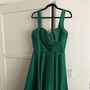 Reduced price! 1950’s Satin Green Dress